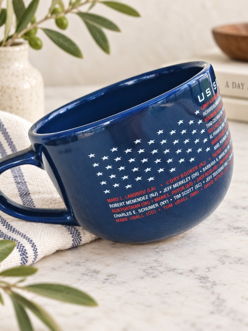 U.S. Senate 113th Congress 2013-2014 Senators Names Mug Made USA